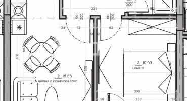 Двустаен апартамент, София, Малинова Долина, 660367, Снимка 1