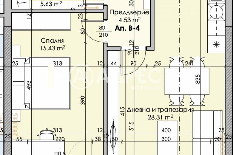 Двустаен апартамент, Пловдив, Кършияка, 623373, Снимка 2