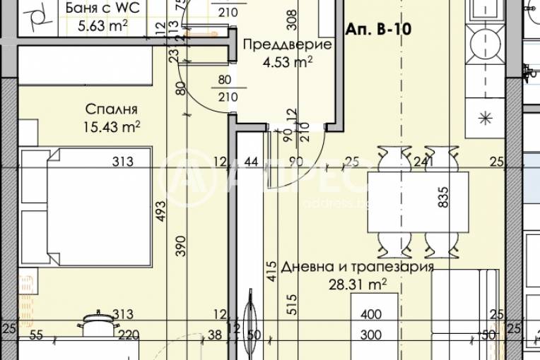 Двустаен апартамент, Пловдив, Кършияка, 623374, Снимка 2
