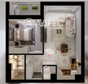 Двустаен апартамент, София, Манастирски ливади - изток, 668374, Снимка 1