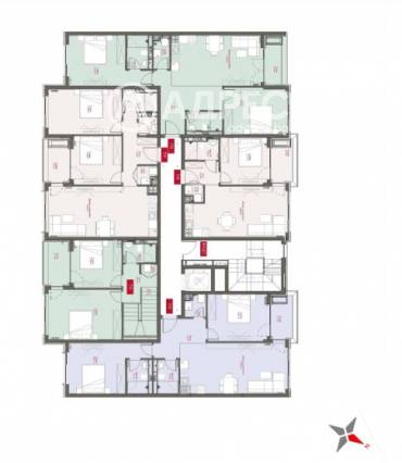 Двустаен апартамент, София, Манастирски ливади - изток, 668374, Снимка 2