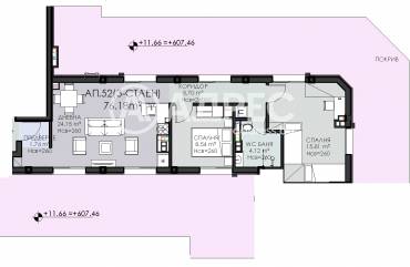 Тристаен апартамент, София, Овча купел, 694375, Снимка 1