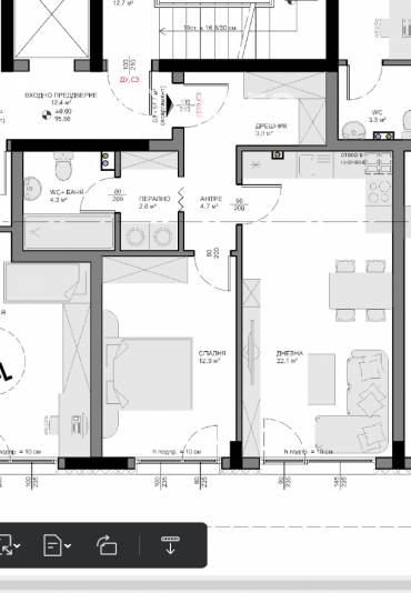 Двустаен апартамент, Варна, Владислав Варненчик, 662381, Снимка 1