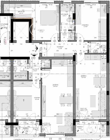 Тристаен апартамент, Варна, Владислав Варненчик, 662382, Снимка 1