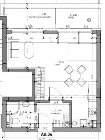 Едностаен апартамент, София, Малинова Долина, 684382, Снимка 1
