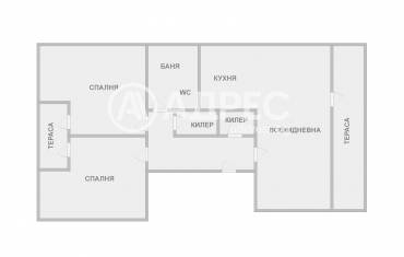 Тристаен апартамент, Варна, Аспарухово, 700390, Снимка 1