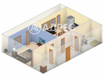 Двустаен апартамент, Варна, Младост 1, 644392, Снимка 1