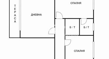 Тристаен апартамент, Варна, Автогара, 701394, Снимка 10