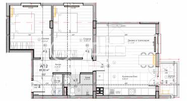 Тристаен апартамент, София, Слатина, 675395, Снимка 4