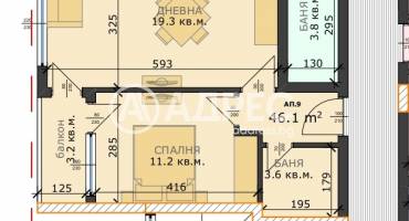 Двустаен апартамент, Варна, Възраждане 3, 702395, Снимка 2