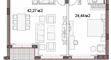 Двустаен апартамент, Варна, к.к. Слънчев ден, 541396, Снимка 3