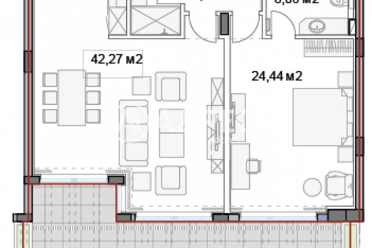 Двустаен апартамент, Варна, к.к. Слънчев ден, 541396, Снимка 3