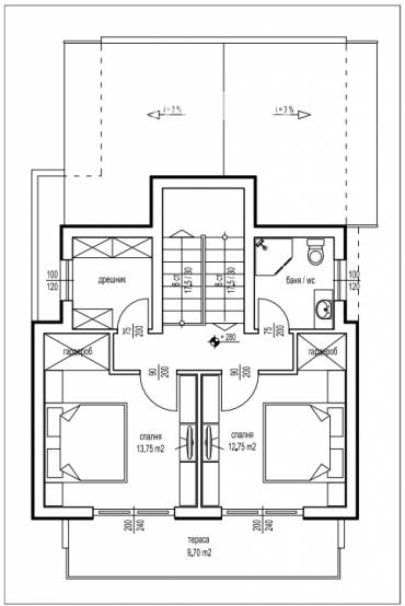 Къща/Вила, Лъка, м-ст Сухата река, 652396, Снимка 2