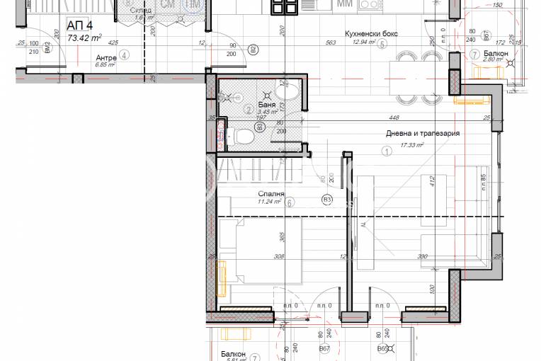 Двустаен апартамент, София, Слатина, 675396, Снимка 4