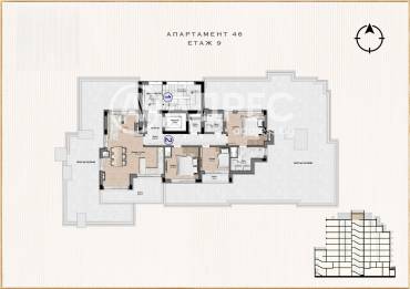 Многостаен апартамент, София, Център, 570397, Снимка 1