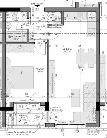 Двустаен апартамент, Варна, Владислав Варненчик, 662398, Снимка 1