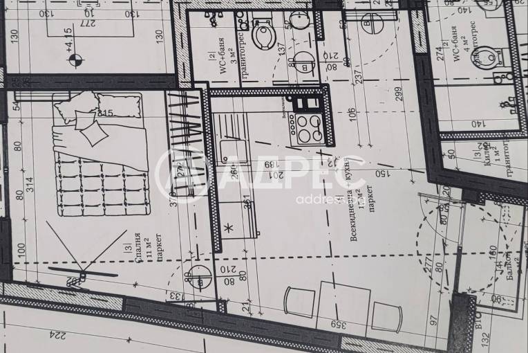 Двустаен апартамент, Варна, Погребите, 672398, Снимка 1