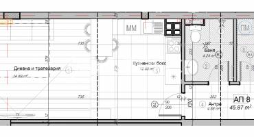 Едностаен апартамент, София, Слатина, 675398, Снимка 4