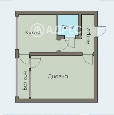 Едностаен апартамент, София, Връбница 1, 680398, Снимка 1