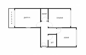 Двустаен апартамент, Варна, Младост 1, 689398, Снимка 1