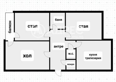 Тристаен апартамент, София, Хаджи Димитър, 702398, Снимка 1