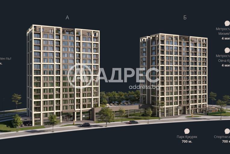 Тристаен апартамент, София, Овча купел 1, 656399, Снимка 2