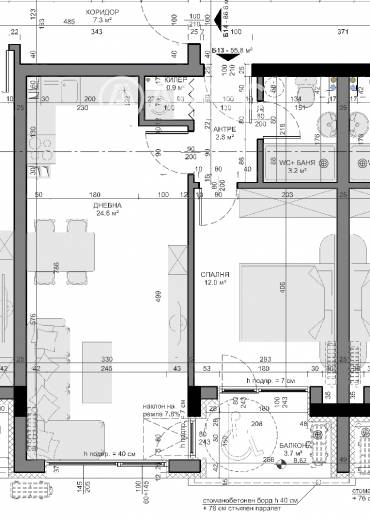 Двустаен апартамент, Варна, Владислав Варненчик, 662399, Снимка 1