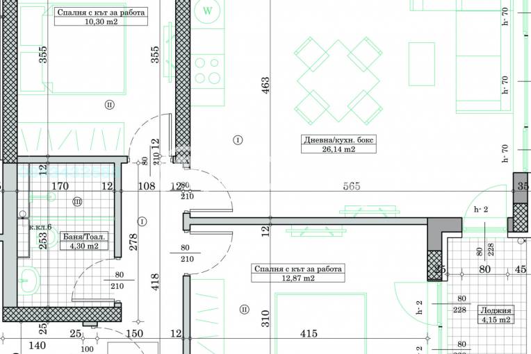 Тристаен апартамент, Варна, Кайсиева градина, 674399, Снимка 3