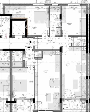 Тристаен апартамент, Варна, Владислав Варненчик, 662401, Снимка 1