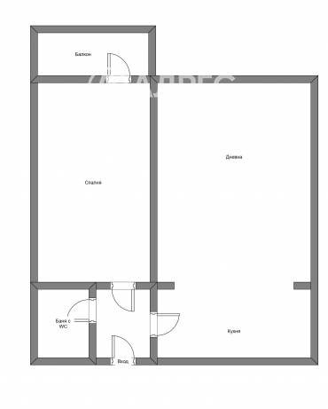 Двустаен апартамент, София, Оборище, 679401, Снимка 1