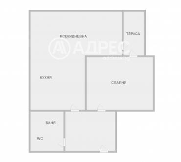 Двустаен апартамент, Варна, к.к. Чайка, 681401, Снимка 1