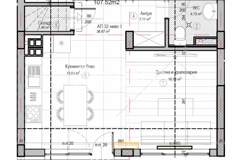 Тристаен апартамент, София, Слатина, 675402, Снимка 3