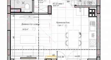 Тристаен апартамент, София, Слатина, 675403, Снимка 3