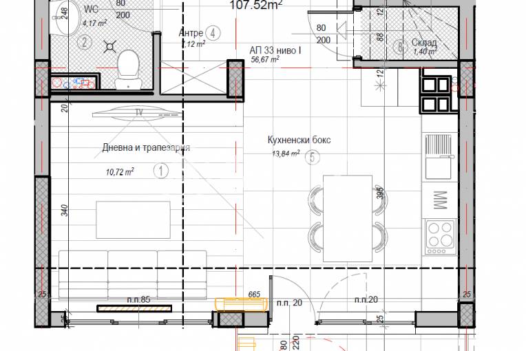 Тристаен апартамент, София, Слатина, 675403, Снимка 3