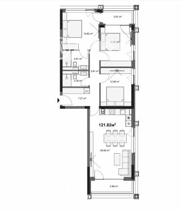 Многостаен апартамент, София, Овча купел 1, 656405, Снимка 1