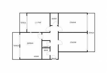 Многостаен апартамент, Варна, Икономически университет, 572406, Снимка 1