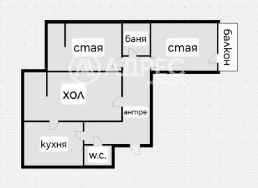 Тристаен апартамент, София, Дървеница, 676406, Снимка 1