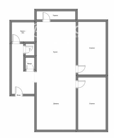 Тристаен апартамент, София, Център, 649407, Снимка 1