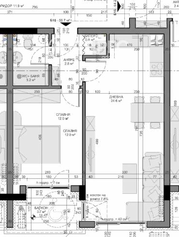 Двустаен апартамент, Варна, Владислав Варненчик, 662407, Снимка 1