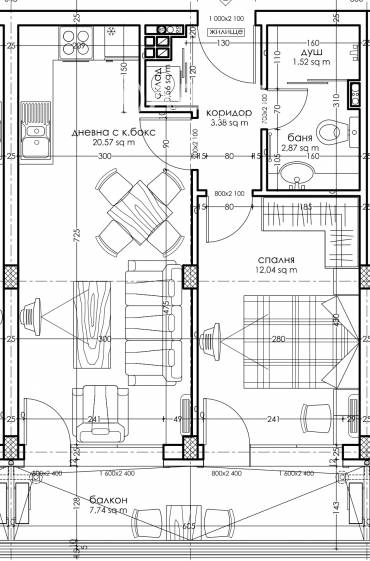 Двустаен апартамент, София, Овча купел, 626408, Снимка 1