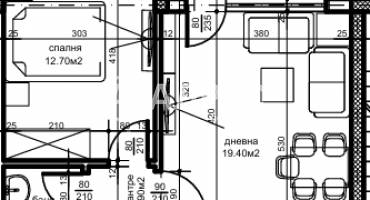 Двустаен апартамент, Пловдив, Беломорски, 645409, Снимка 4