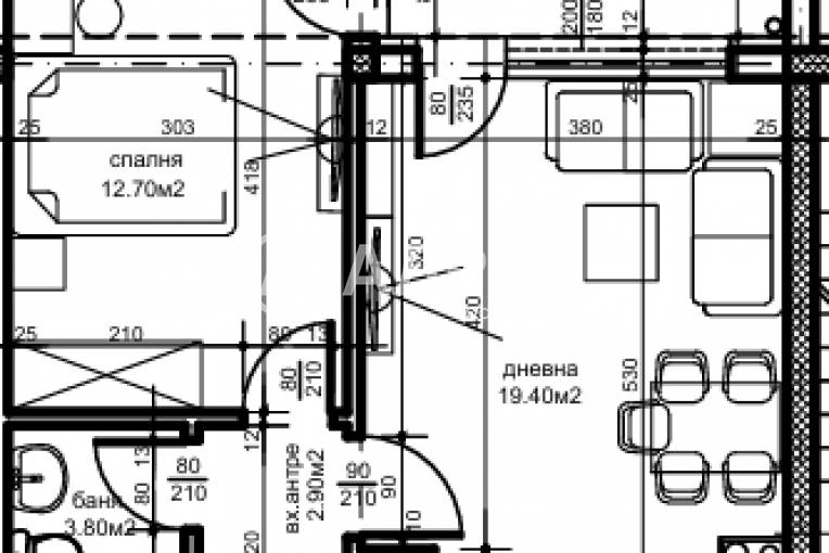 Двустаен апартамент, Пловдив, Беломорски, 645409, Снимка 4