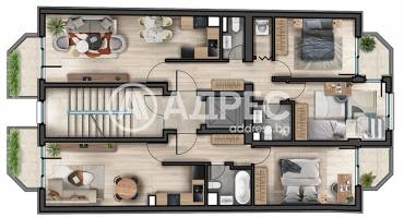 Тристаен апартамент, София, Център, 678414, Снимка 2