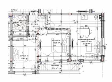 Тристаен апартамент, Варна, Виница, 674415, Снимка 1