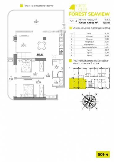 Тристаен апартамент, Варна, к.к. Чайка, 631417, Снимка 1