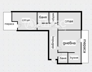 Тристаен апартамент, София, Манастирски ливади - запад, 634418, Снимка 1