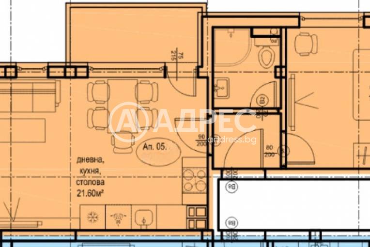 Двустаен апартамент, Пловдив, Христо Смирненски, 659422, Снимка 2