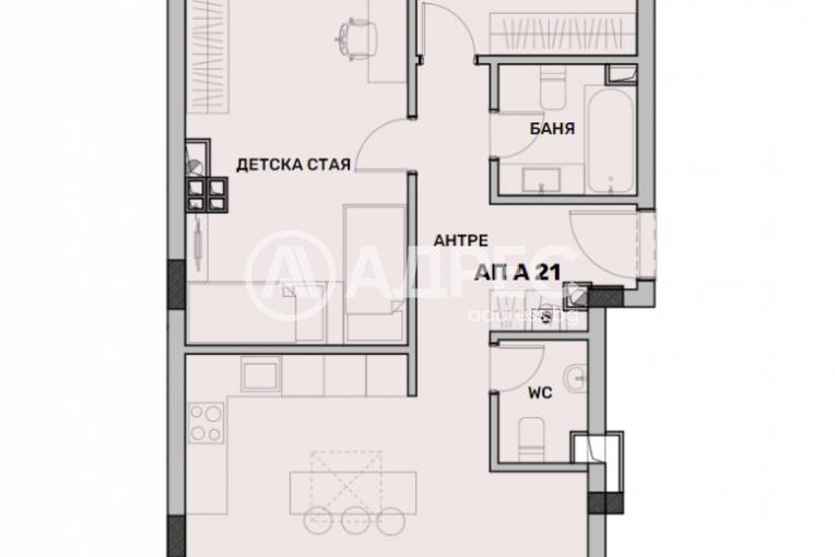 Тристаен апартамент, София, Манастирски ливади - изток, 682423, Снимка 4