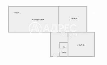 Тристаен апартамент, Варна, Трошево, 656427, Снимка 1