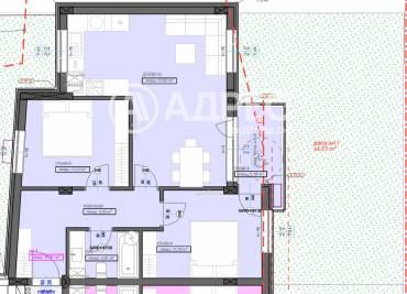 Тристаен апартамент, Стара Загора, Железник- запад, 669431, Снимка 1